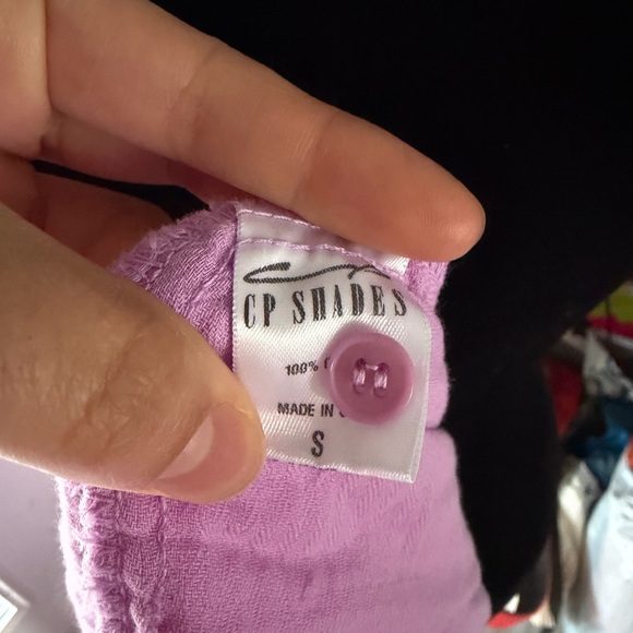 NWT Free People X CP Shades Yoko Pleated Tunic Top Lavender - Picture 9 of 9